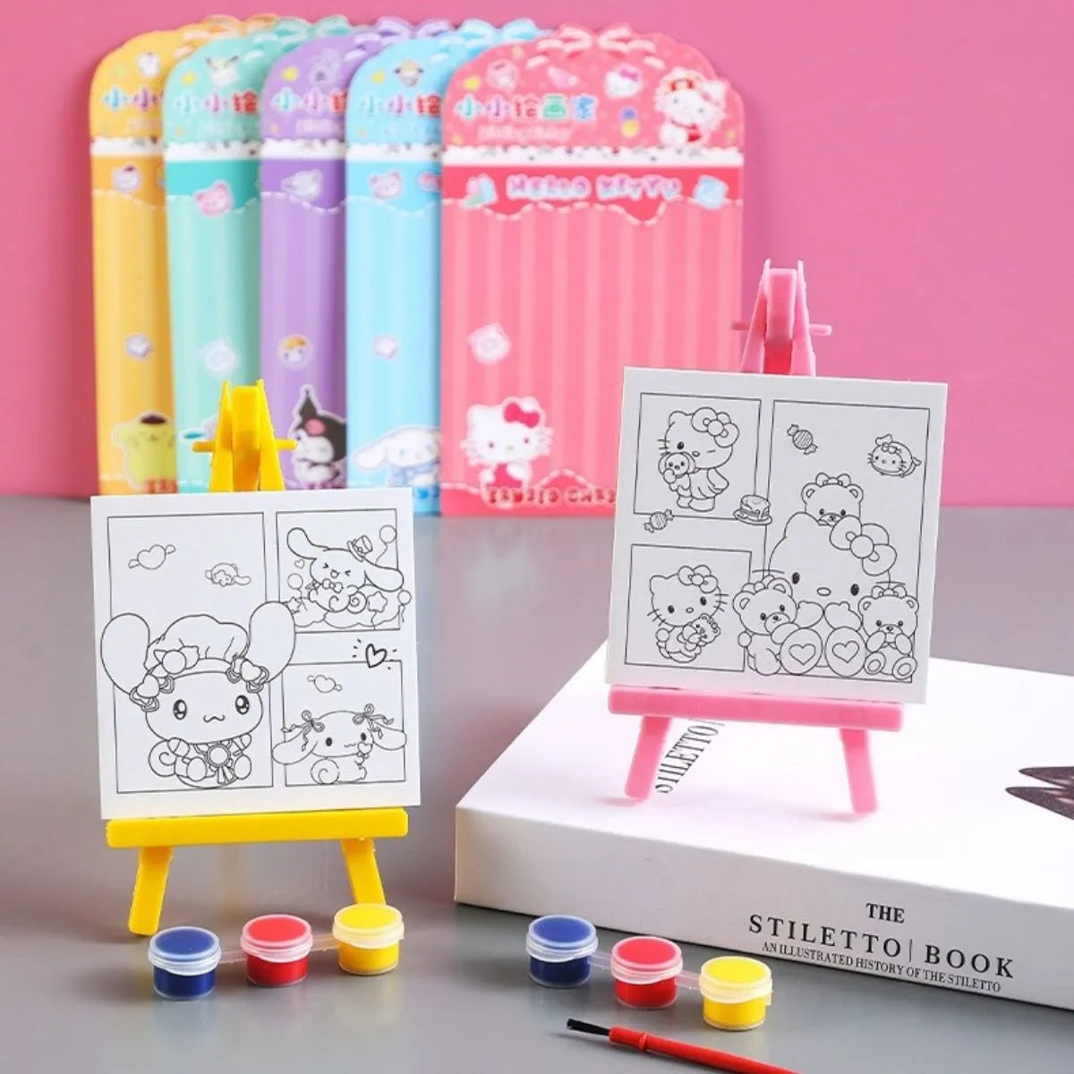 Sanrio Canvas Paintings with Colors - Tinyminymo