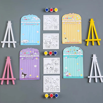 Sanrio Canvas Painting Kit with Colors - Tinyminymo