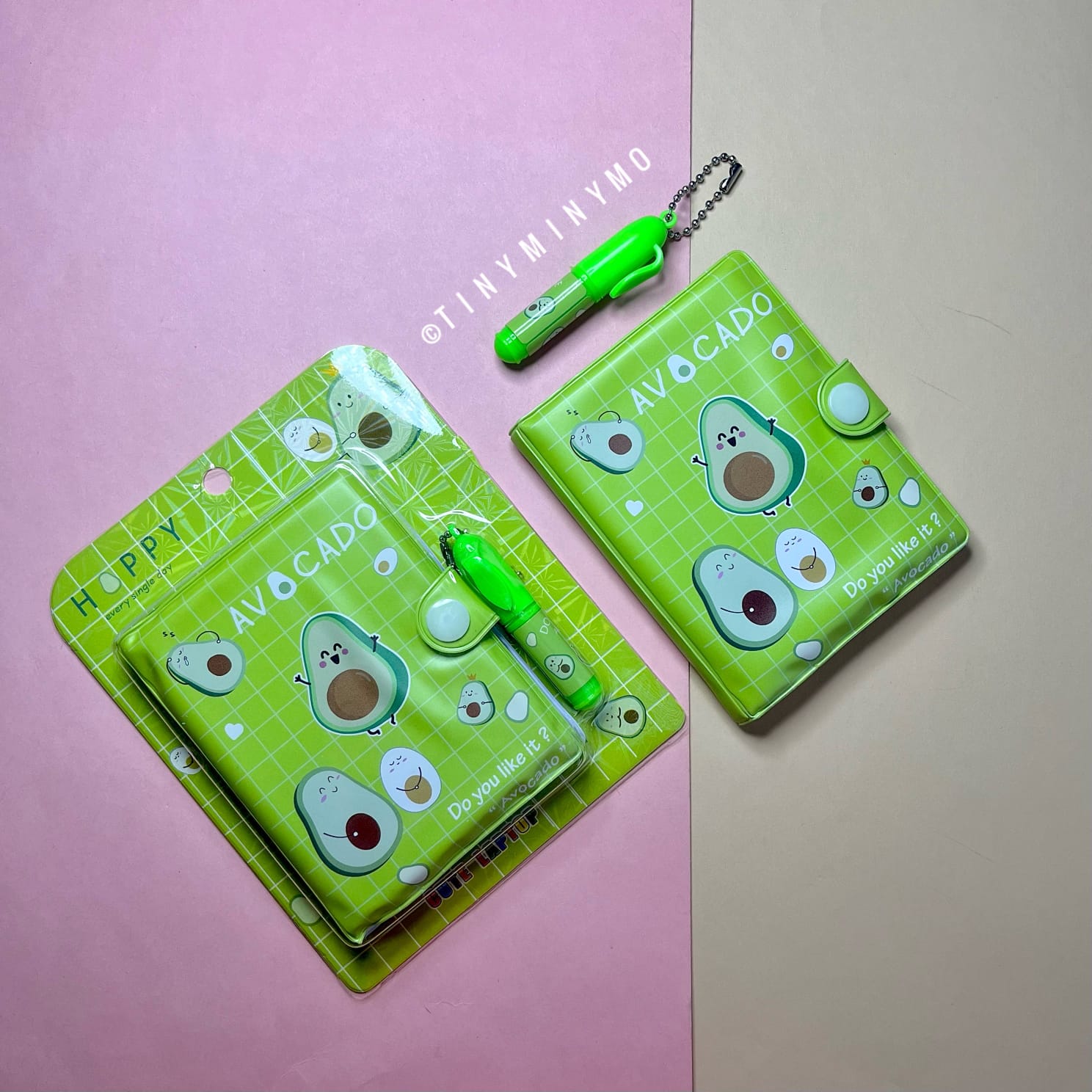 Mini Diary with Pen - Avocado - Tinyminymo