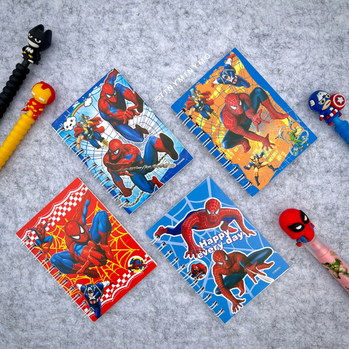 Set of Spider Man themed Mini Diary - Tinyminymo