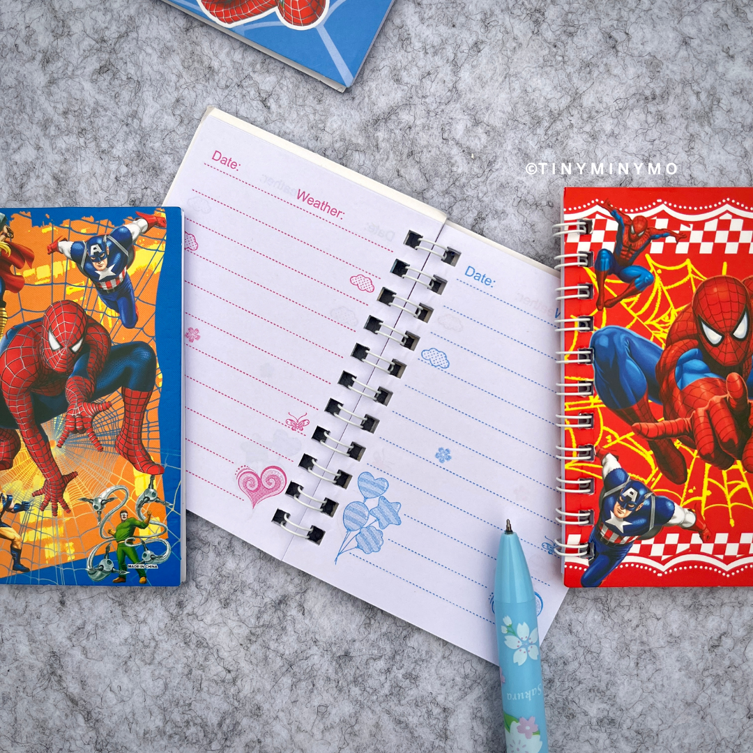 Spider Man Mini Diary for Boys - Tinyminymo
