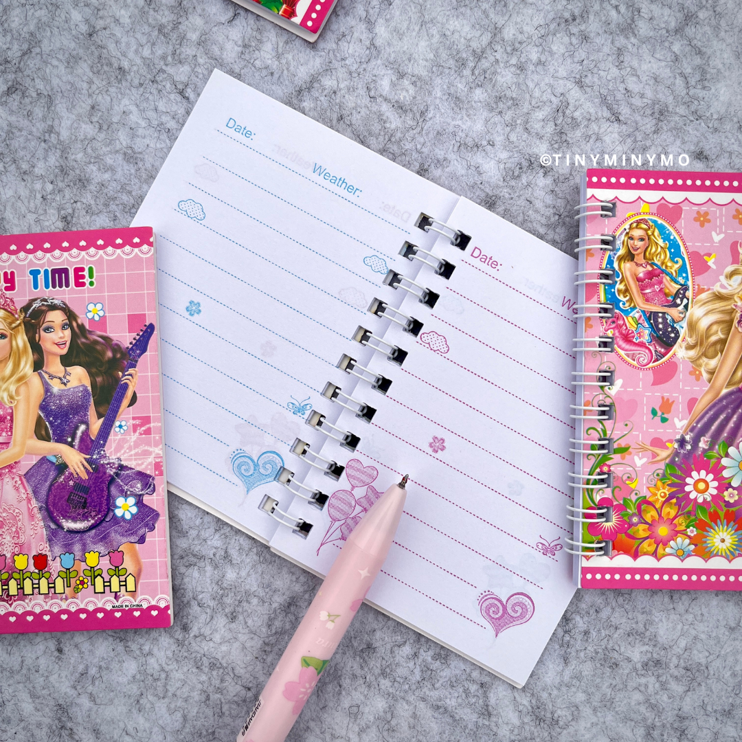 Open Princess themed Mini Diary - Tinyminymo 