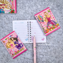 Load image into Gallery viewer, Two Princess-themed Mini Pocket Diary -  Tinyminymo
