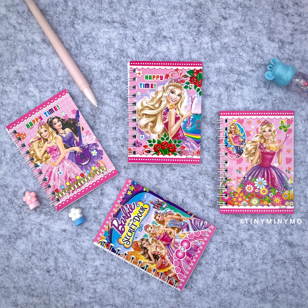 Set of Mini Diary with Princess Design - Tinyminymo
