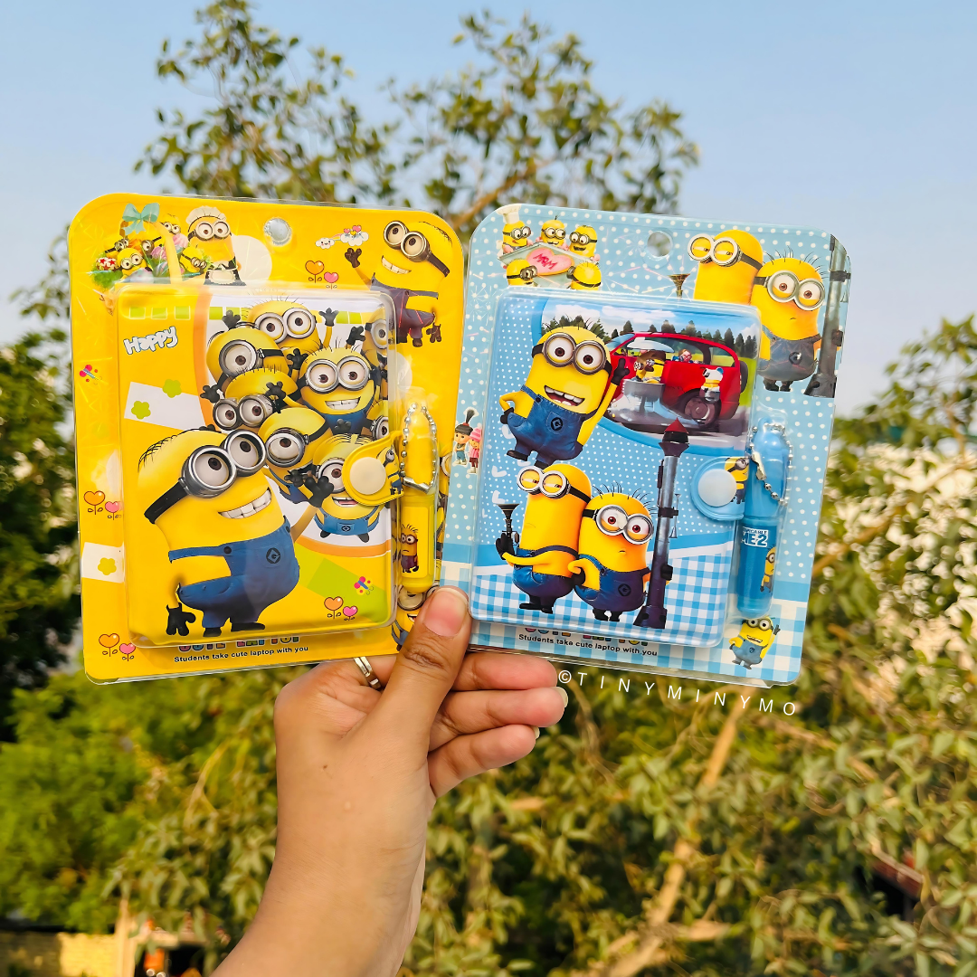 Mini Diary With Pen - Minion - Tinyminymo