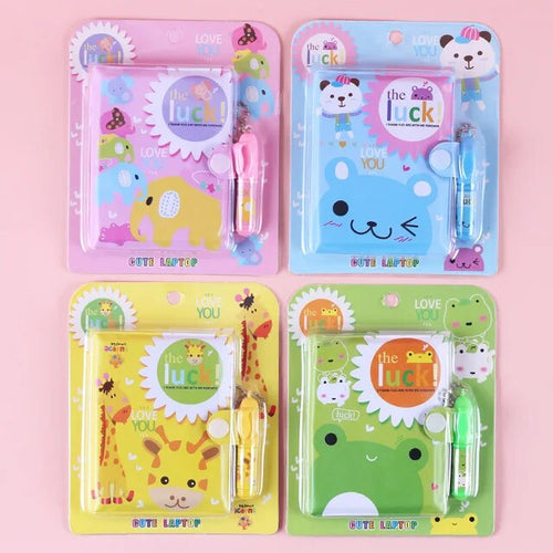 Mini Diary with Pen - Animal - Tinyminymo