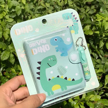 Load image into Gallery viewer, Mini Diary with Pen - Dino - Tinyminymo
