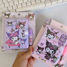 Load image into Gallery viewer, Mini Diary with Pen - Kuromi - Tinyminymo
