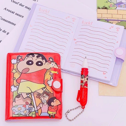 Mini Diary with Pen - Shinchan - Tinyminymo