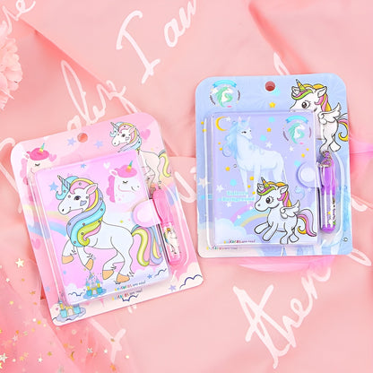 Mini Diary with Pen - Unicorn - TinyMinyMo