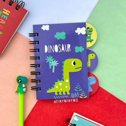 Mini Dino Spiral Diary - Tinyminymo