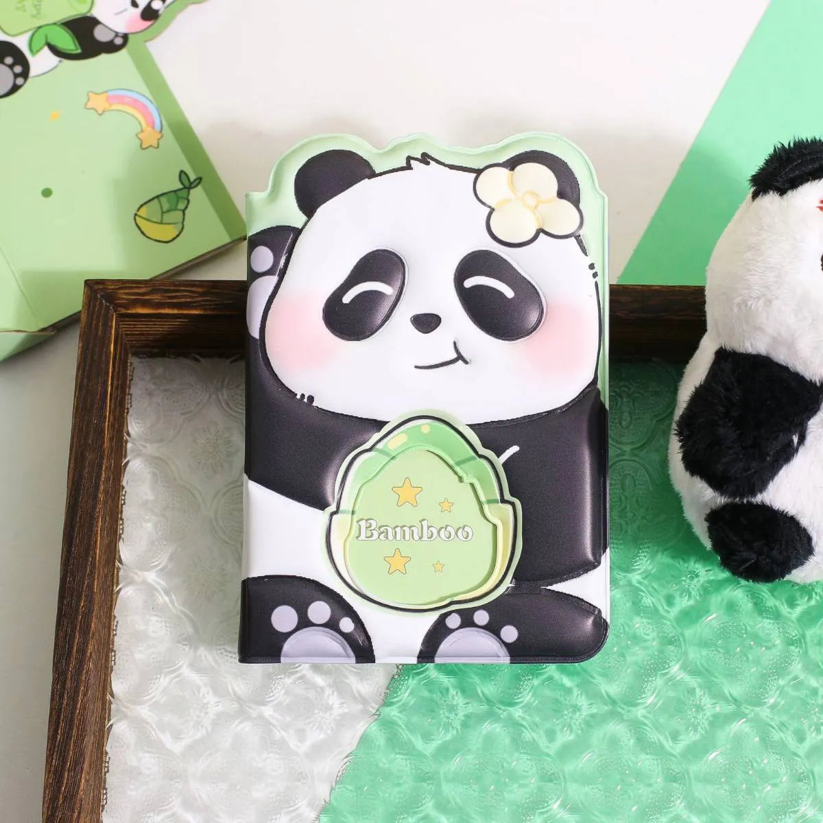 Bamboo Design, Panda Handbag Diary - Tinyminymo