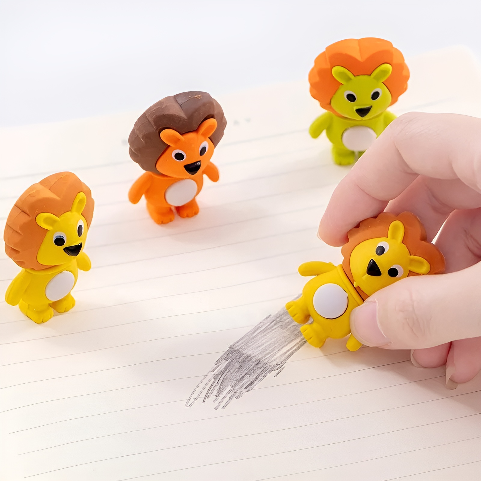 Mini Lion Eraser - Tinyminymo