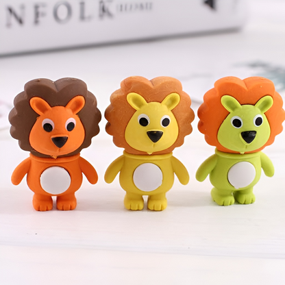 Mini Lion Eraser - Tinyminymo