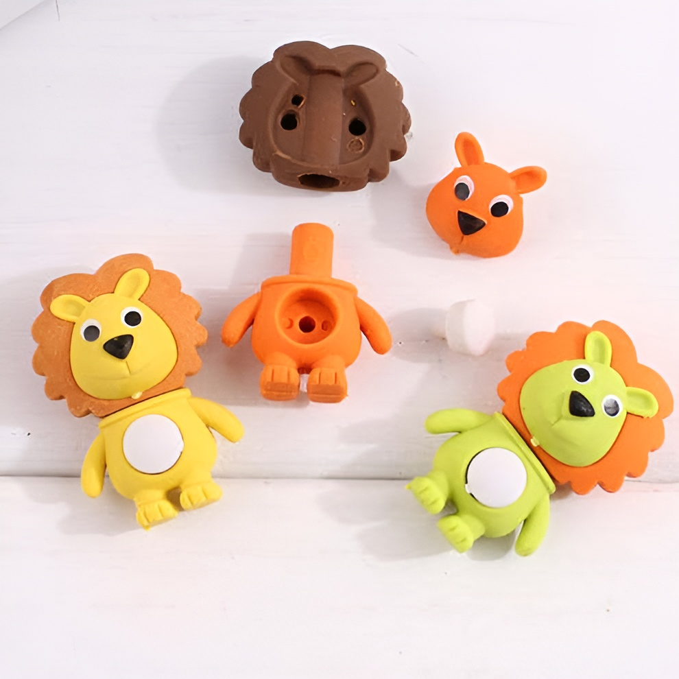 Mini Lion Eraser - Tinyminymo