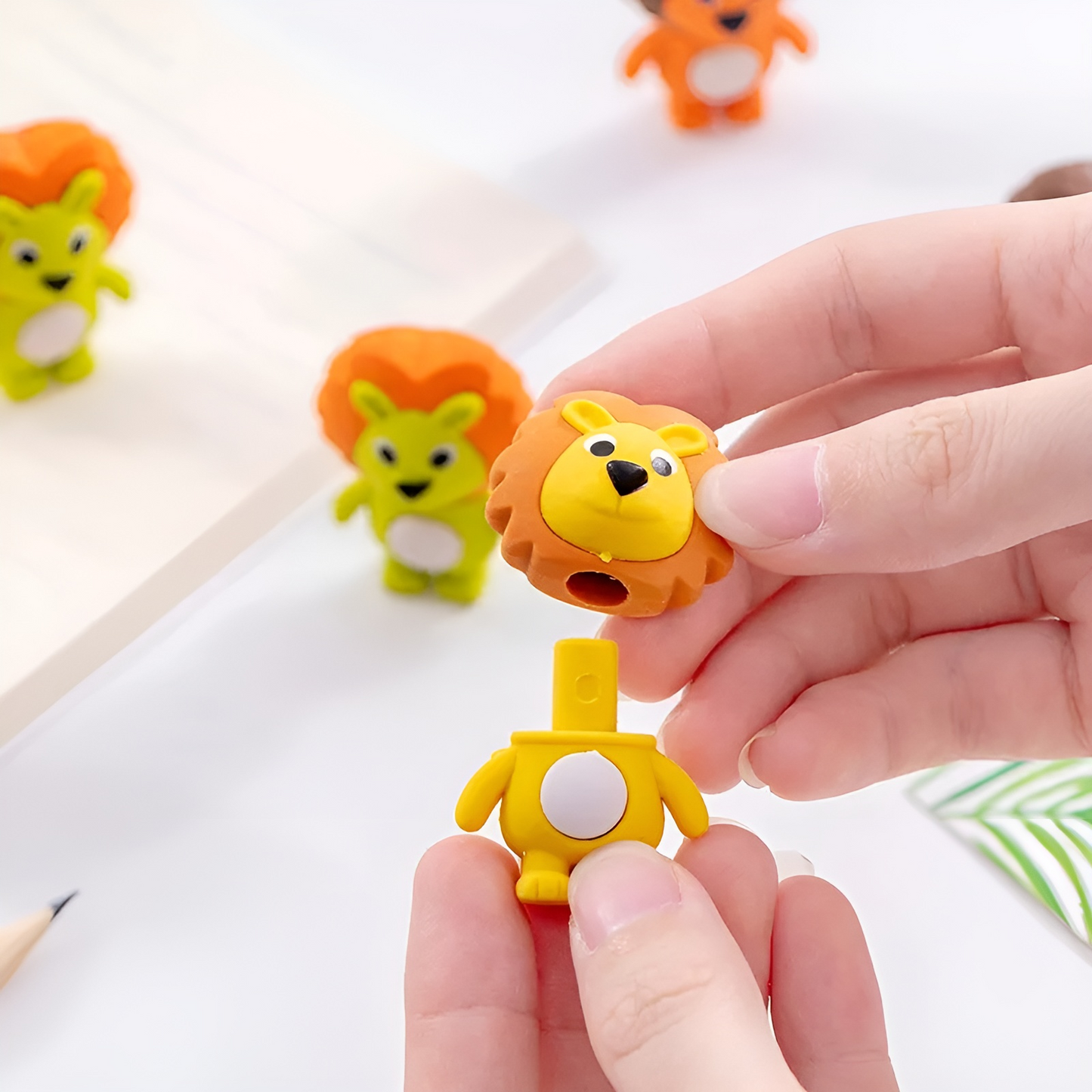 Mini Lion Eraser - Tinyminymo
