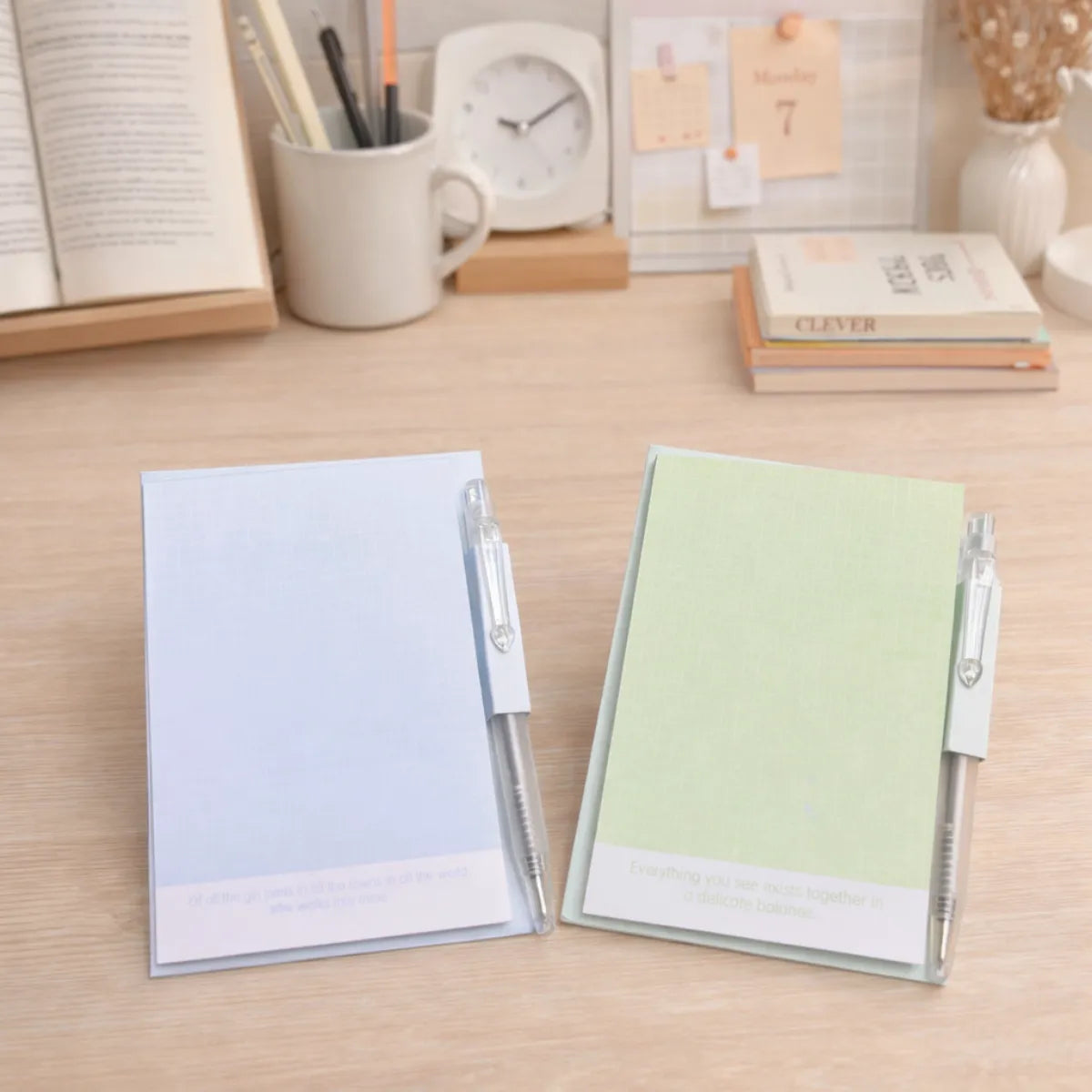 Two Mini Notepad with Pen - Tinyminymo