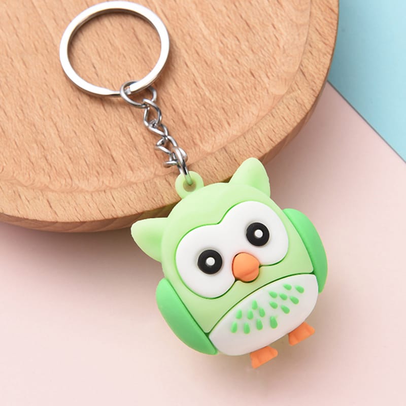 Mini Owl Keychain without Lanyard - Tinyminymo