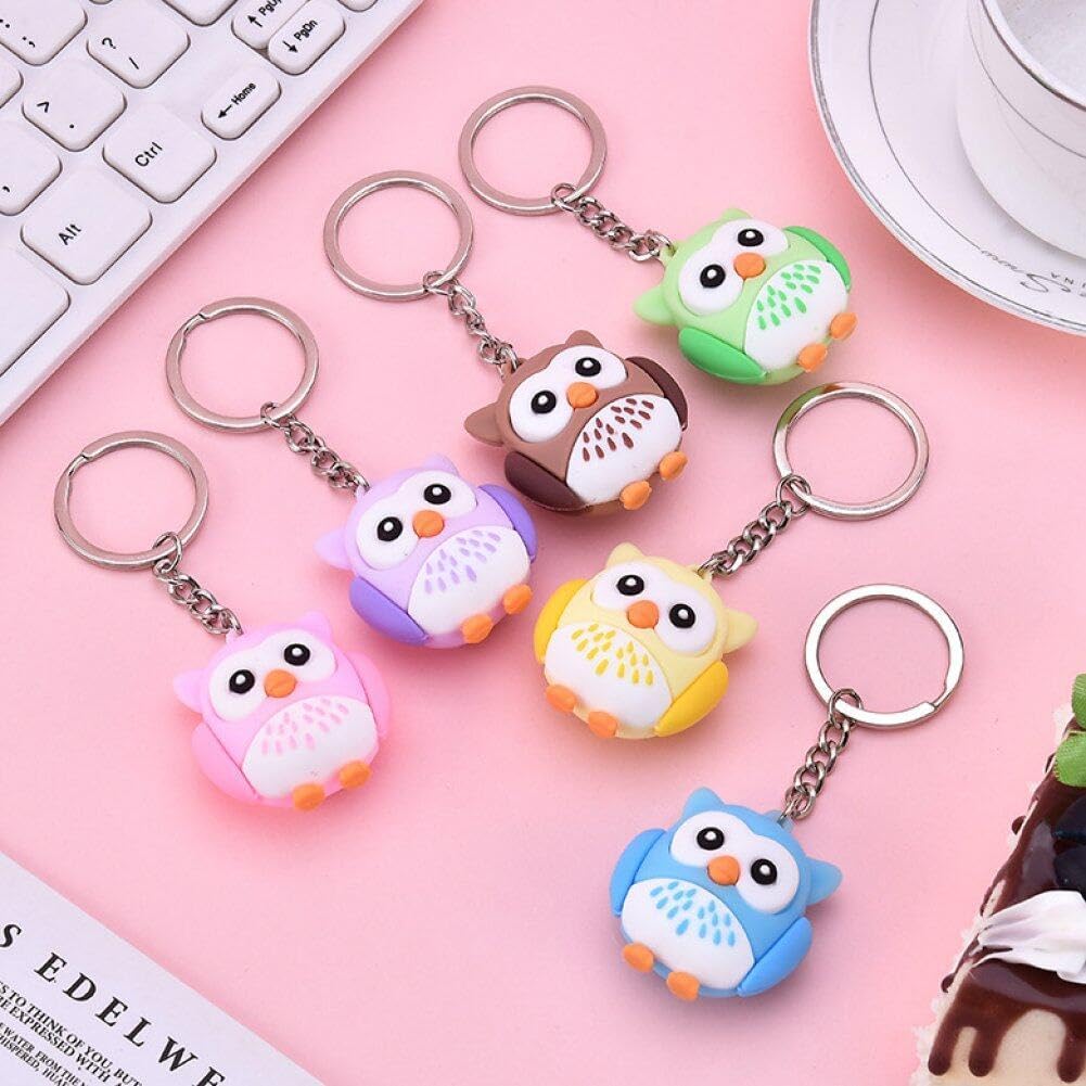 Mini Owl Keychain without Lanyard - Tinyminymo