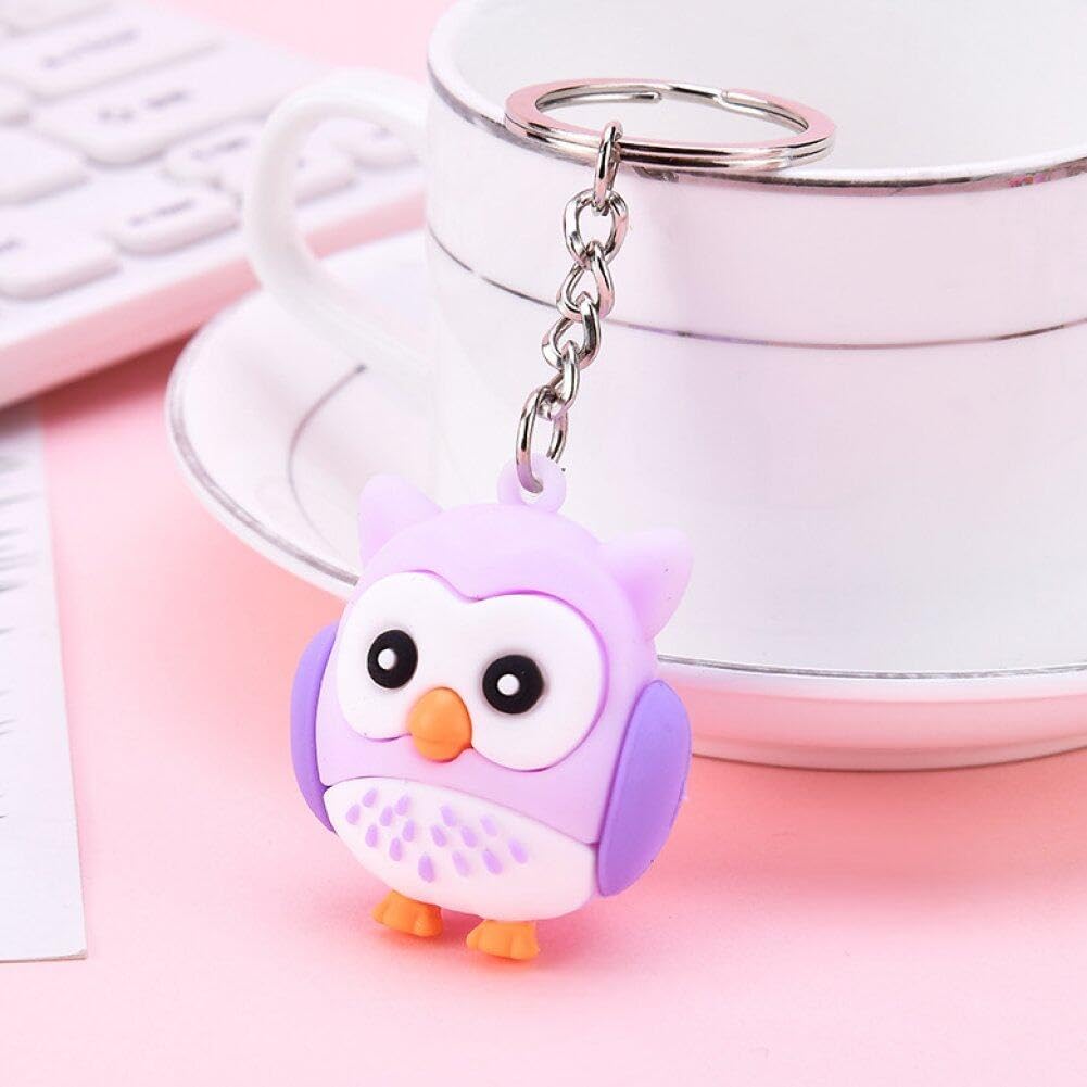 Mini Owl Keychain without Lanyard - Tinyminymo