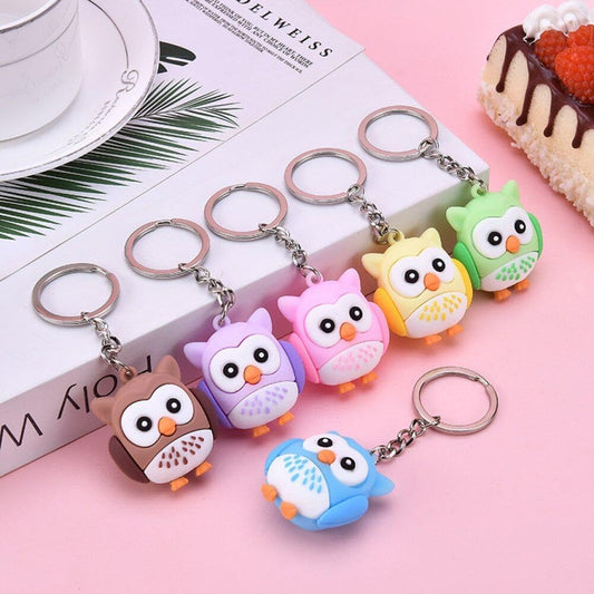 Mini Owl Keychain without Lanyard - Tinyminymo