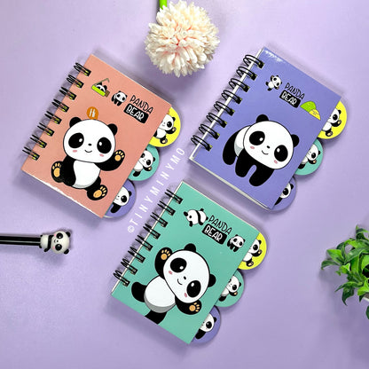Mini Panda Spiral Diary - Tinyminymo