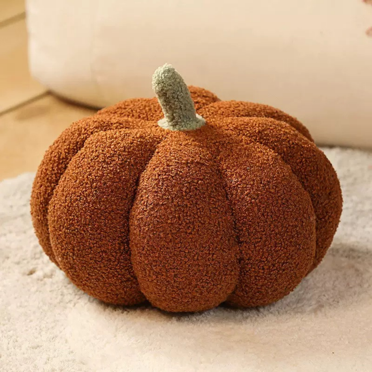 Brown Color Pumpkin Soft Toy - Tinyminymo