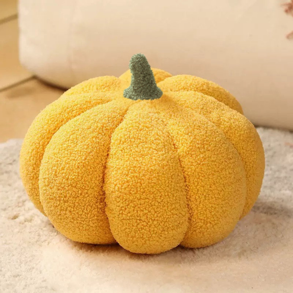 Yellow Color Pumpkin Soft Toy - Tinyminymo