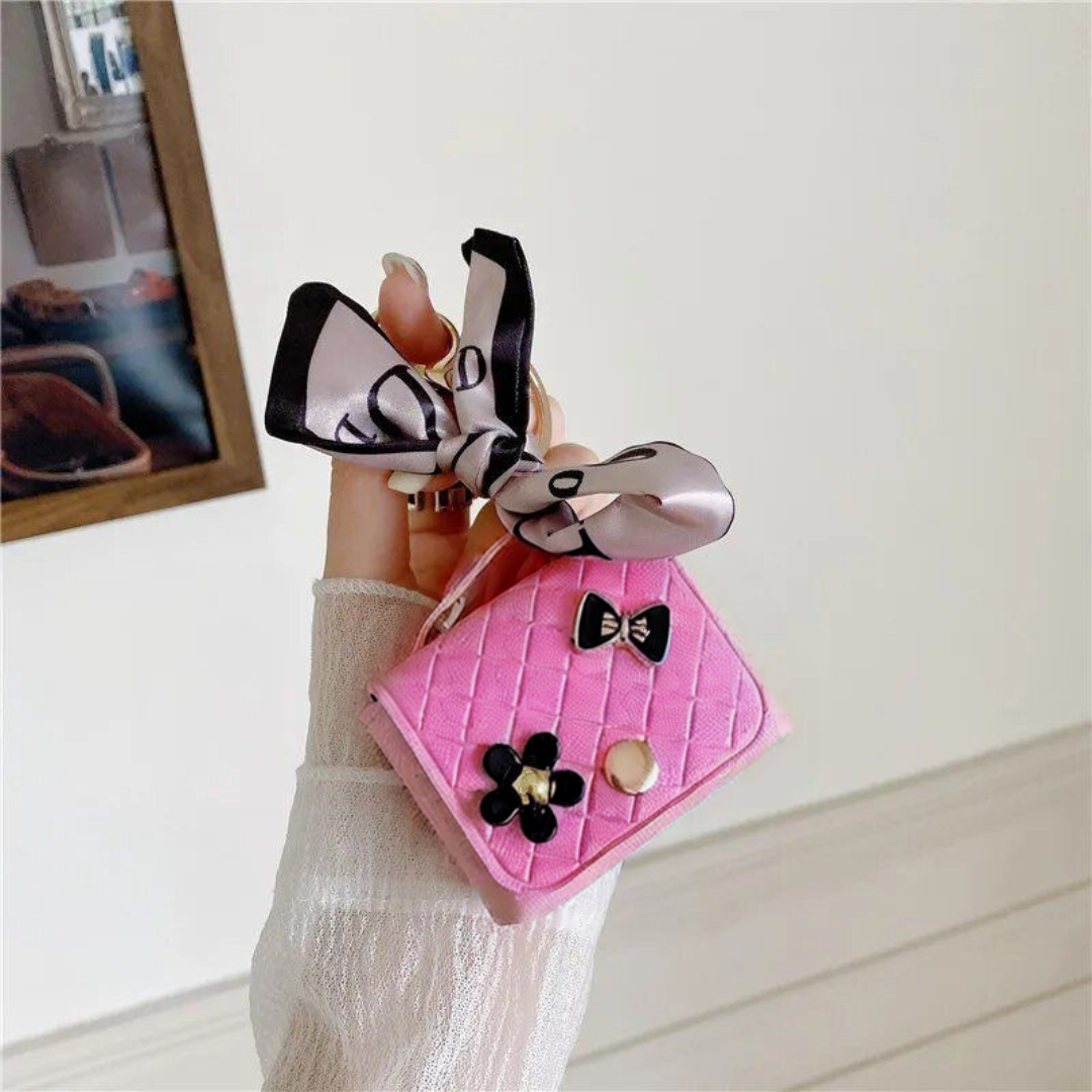 Mini Purse Coin Pouch Keychain - Tinyminymo