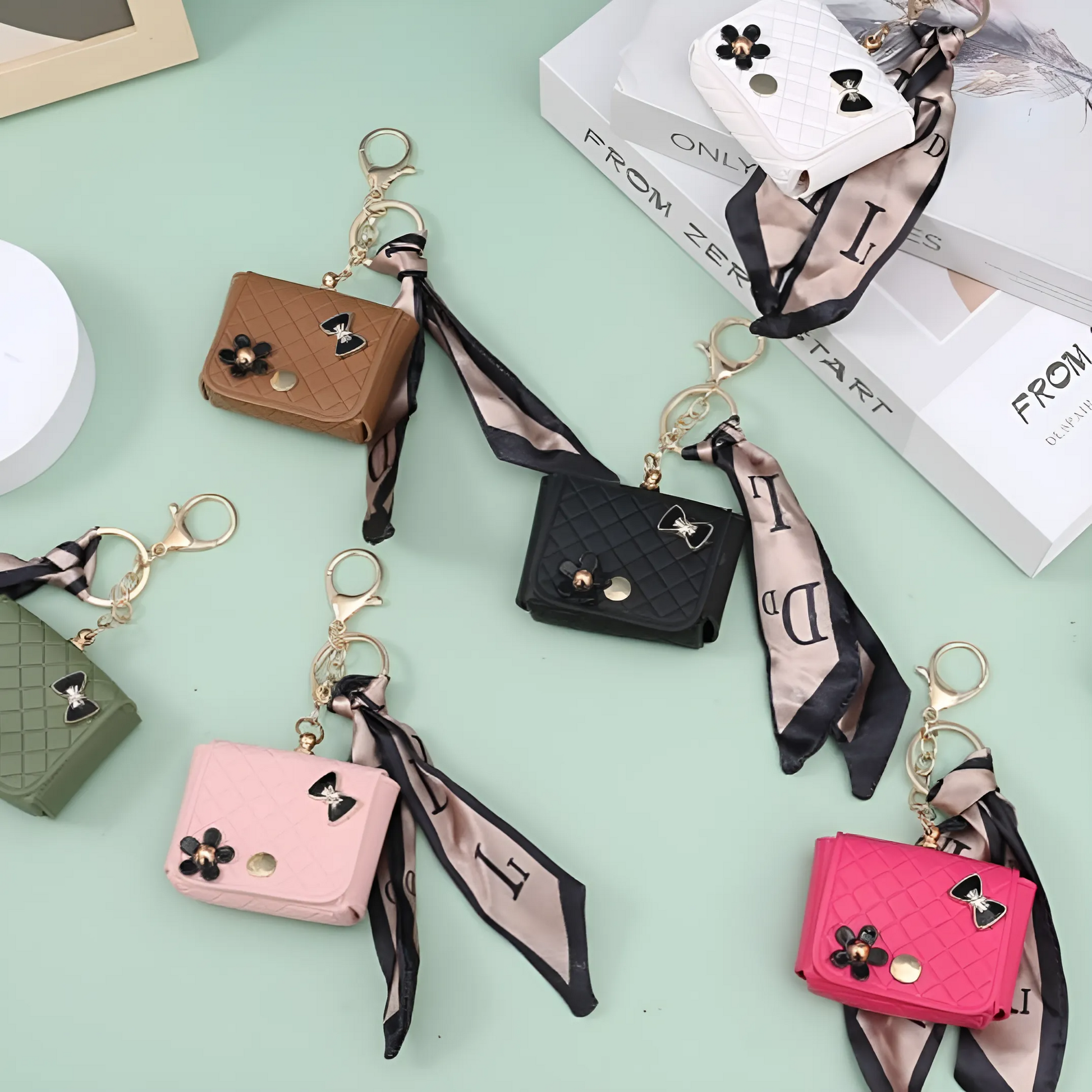 Mini Purse Coin Pouch Keychain - Tinyminymo
