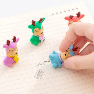 Mini Reindeer Eraser - Tinyminymo