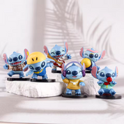 Collection of Six Mini Stitch Action Figures - Tinyminymo
