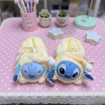 Two Cute Stitch Plush Zipper Pouches - Tinyminymo