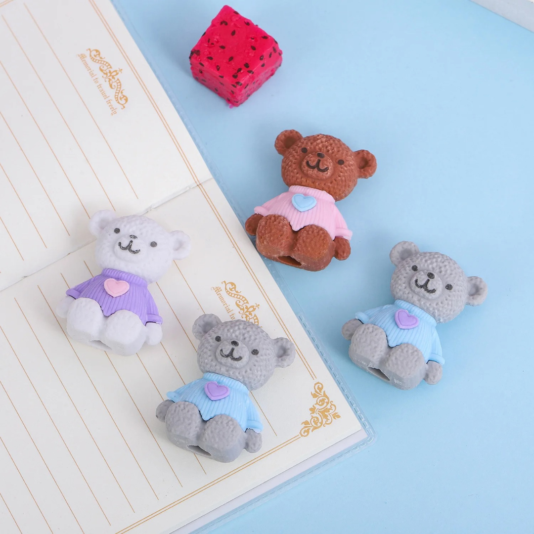 Mini Teddy Eraser - Tinyminymo