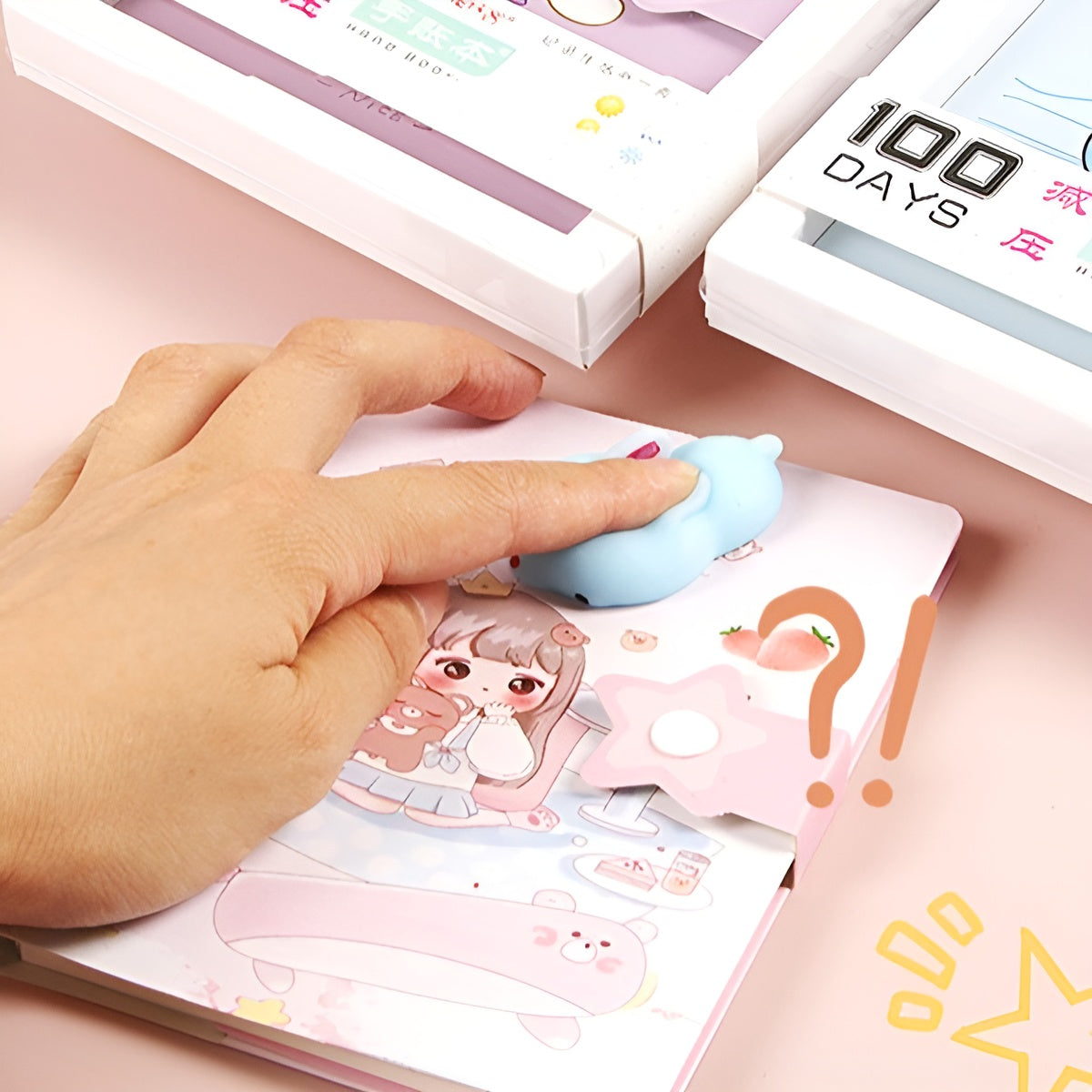 Mini Unicorn Planner with Squishy Toy - Tinyminymo 