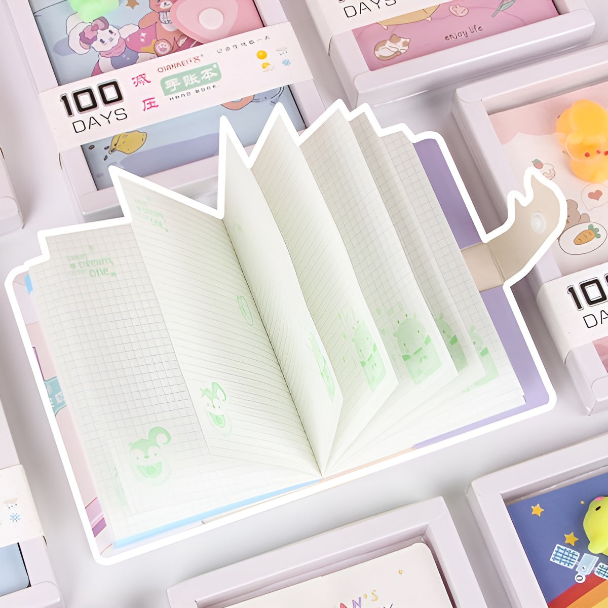 Mini Unicorn Planner with Squishy Toy - Tinyminymo 