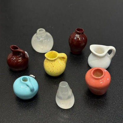 All Designs of Small Ceramic Vase Fridge Magnets  - Tinyminymo 