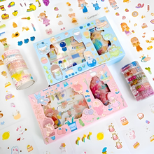 Load image into Gallery viewer, Mini Washi Tape and Sticker Set - Tinyminymo
