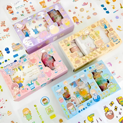 Mini Washi Tape and Sticker Set - Tinyminymo