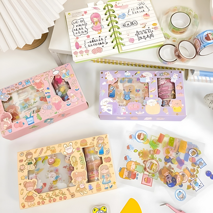 Mini Washi Tape and Sticker Set - Tinyminymo
