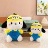 Minion Cosplay Pochacco Plush Toy