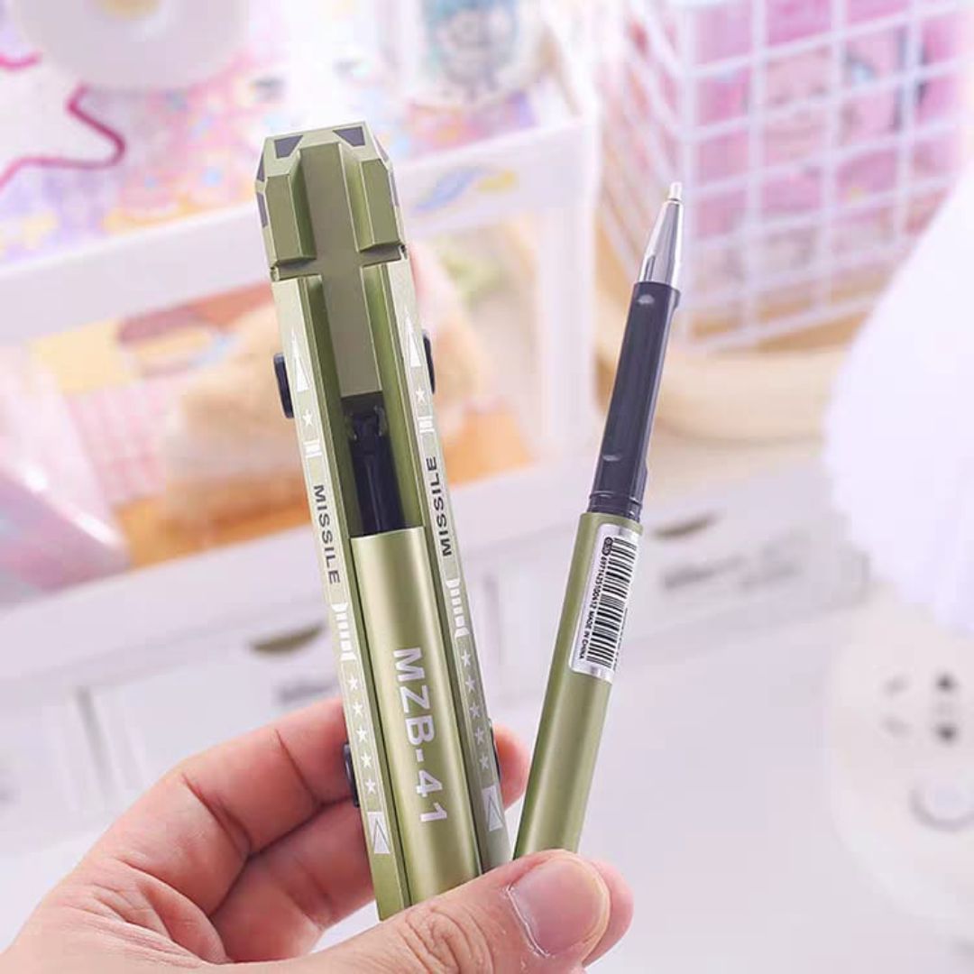 Light Green Missile Shaped Pen - Tinyminymo 