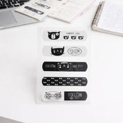 Monochrome Bandaids - Tinyminymo