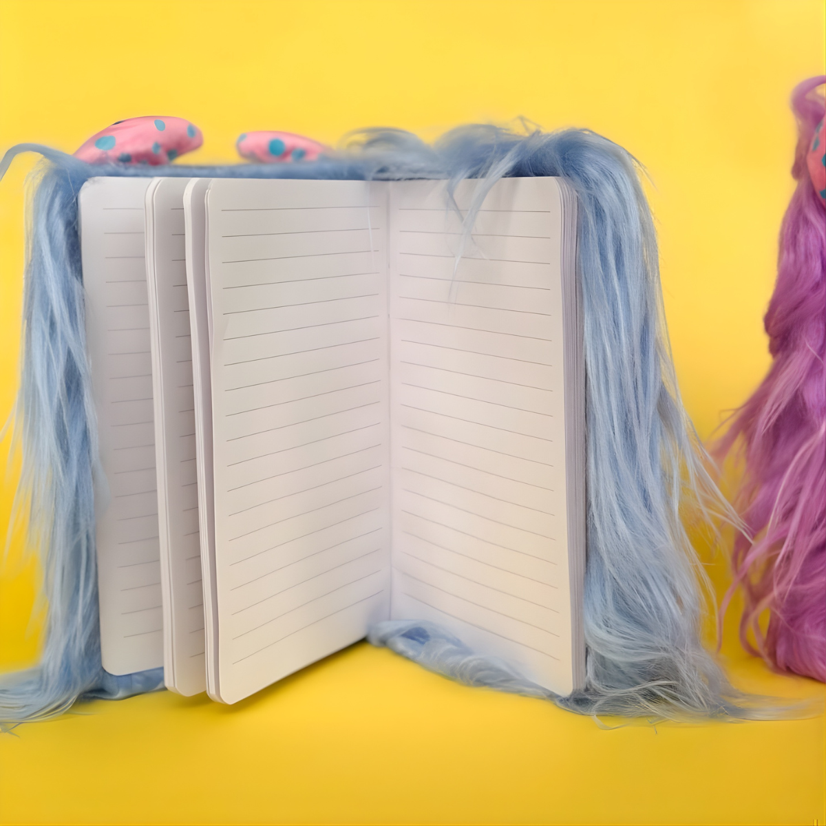 Open notebook, Monster Fur Diary - Tinyminymo