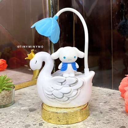 Multifunctional Duck LED Desk Lamp with a Small Cinnamoroll Figure - Tinyminymo