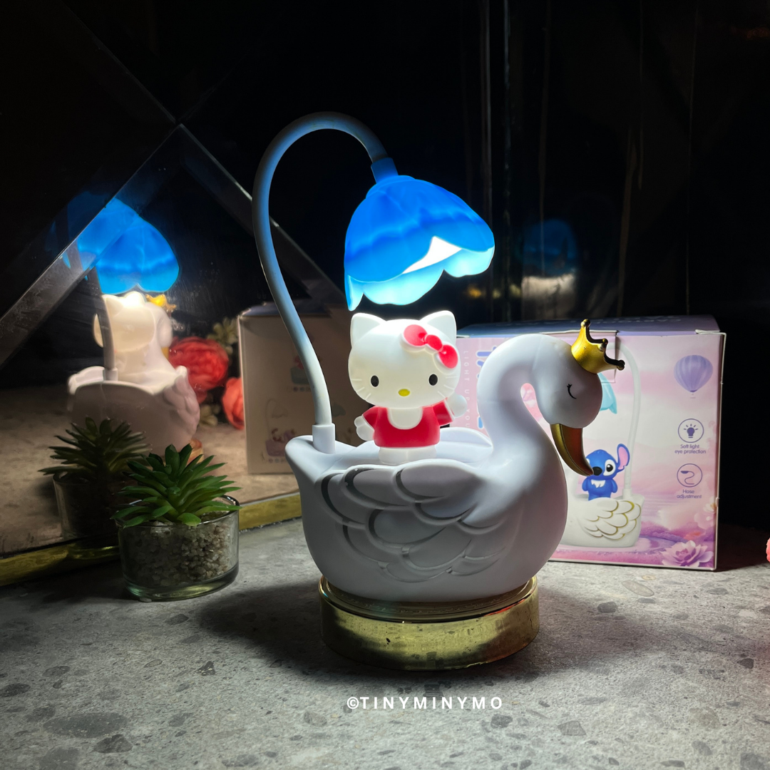 Multifunctional Duck LED Desk Lamp with Hello Kitty - Tinyminymo