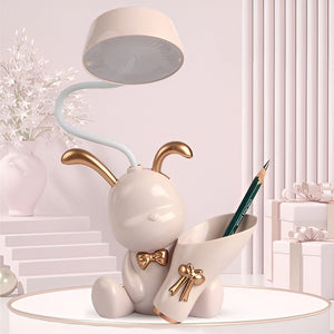 Multifunctional Teddy with Bouquet LED Desk Lamp - Tinyminymo