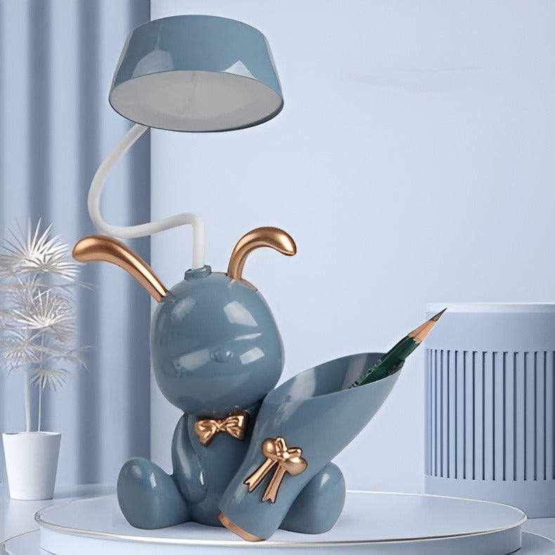 Multifunctional Teddy with Bouquet LED Desk Lamp - Tinyminymo