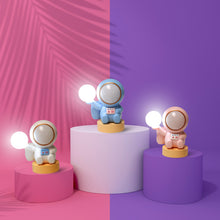 Load image into Gallery viewer, Multipurpose Astronaut with Moon Desk Lamp - Tinyminymo
