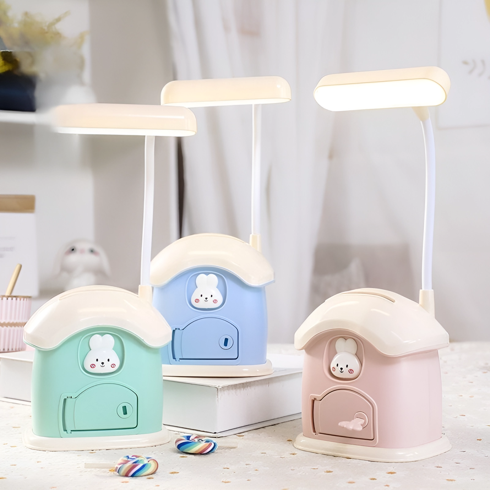 Multipurpose Piggy Bank cum Desk Lamp - Tinyminymo